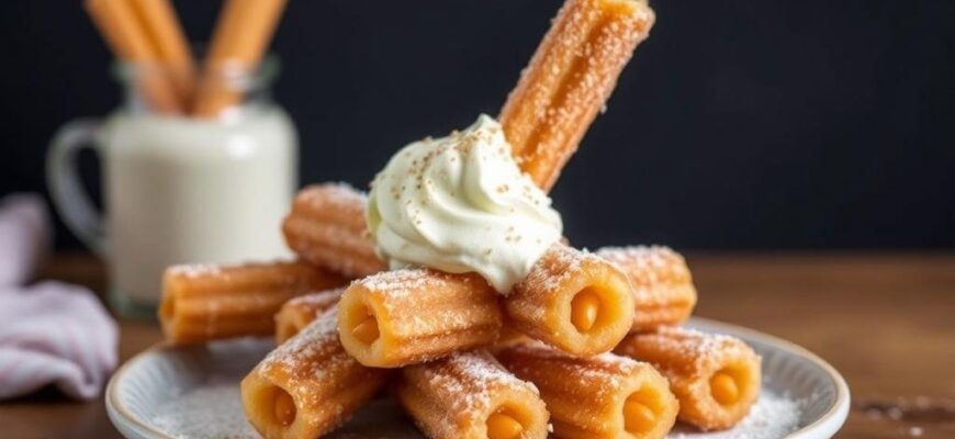 Чуррос испанский десерт рецепт и подача