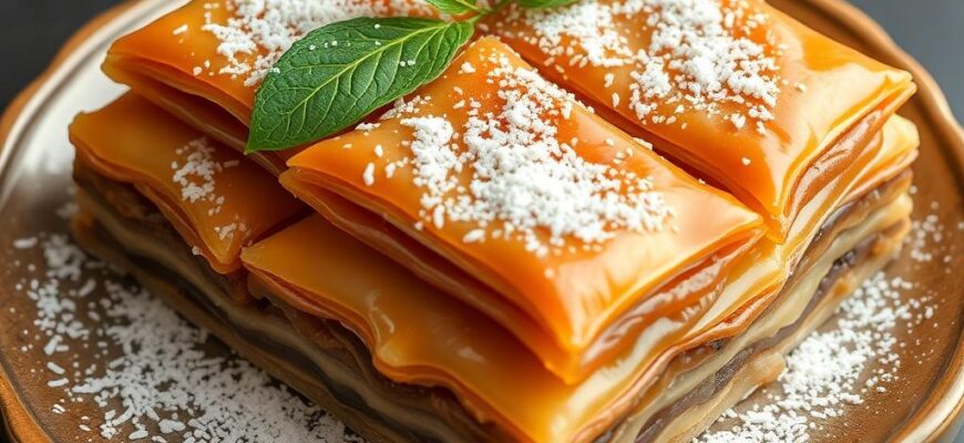 Баклава греческий вариант восточной сладости