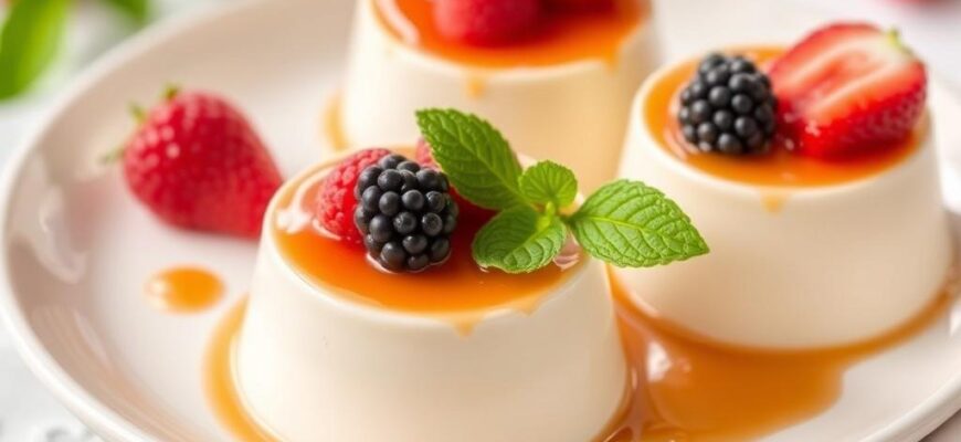 Панна котта нежный итальянский десерт